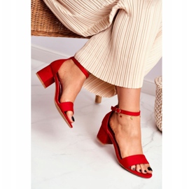 BUGO Sandali Donna Scamosciato Rosso Oh Baby! 1