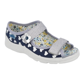 Scarpe per bambini Befado 969X148 blu navy grigio 1