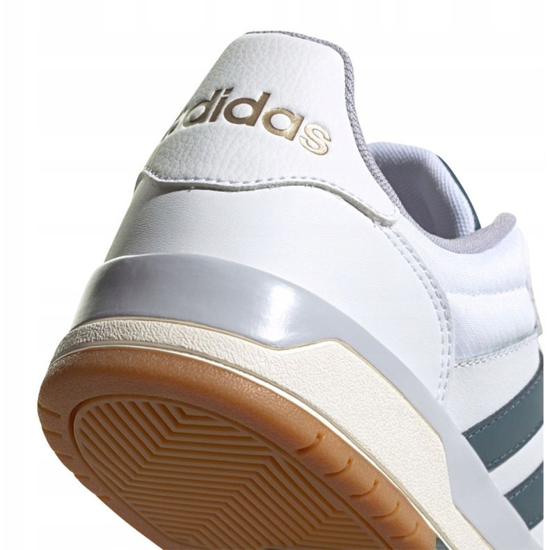 Scarpe Adidas Entrap M FW3463 bianca blu navy grigio 2