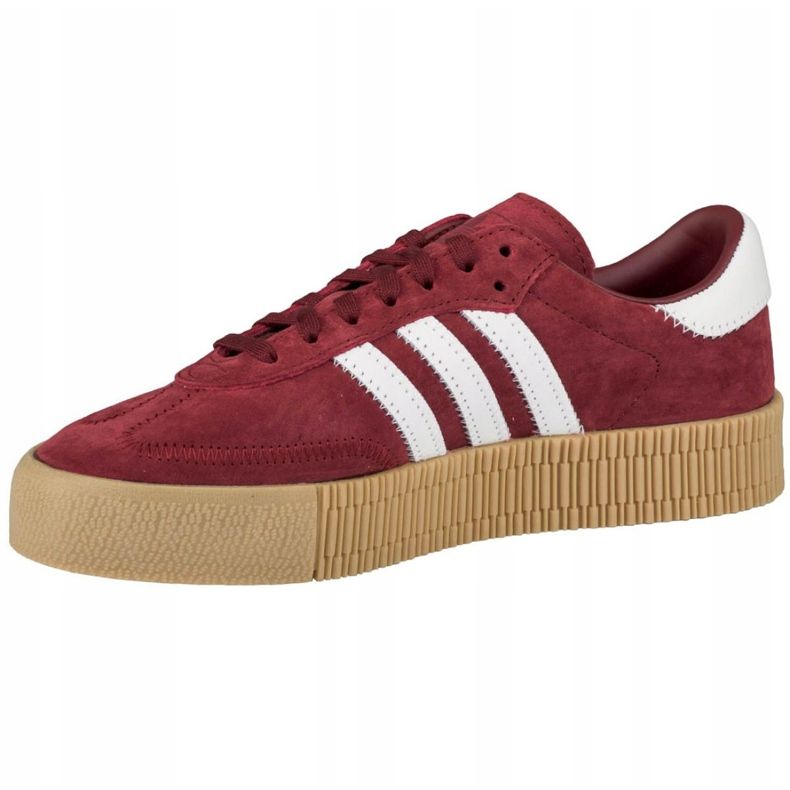 Adidas Originals Sambarose W F36268 scarpe rosso grigio 1