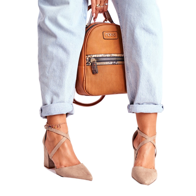 SEA Décolleté Da Donna Con Tacco In Spitz Beige Traffic 2