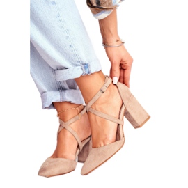 SEA Décolleté Da Donna Con Tacco In Spitz Beige Traffic 1