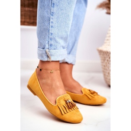 BUGO Mocassini da donna Yellow Lords Fringes Therese giallo 1
