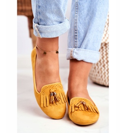 BUGO Mocassini da donna Yellow Lords Fringes Therese giallo 2