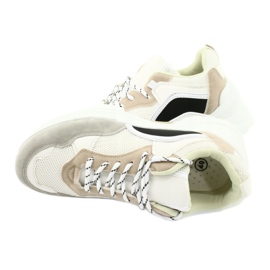 SEA Scarpe Sportive da Donna Sneakers Bianche e Beige Mindanao bianco marrone nero grigio 4