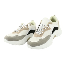 SEA Scarpe Sportive da Donna Sneakers Bianche e Beige Mindanao bianco marrone nero grigio 3