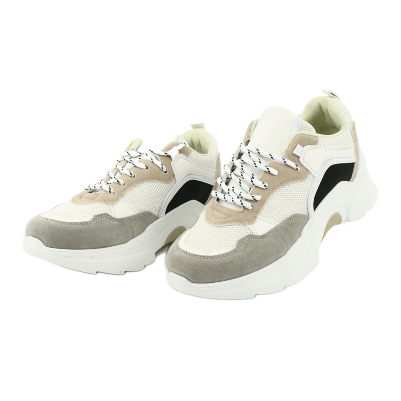 SEA Scarpe Sportive da Donna Sneakers Bianche e Beige Mindanao bianco marrone nero grigio 3