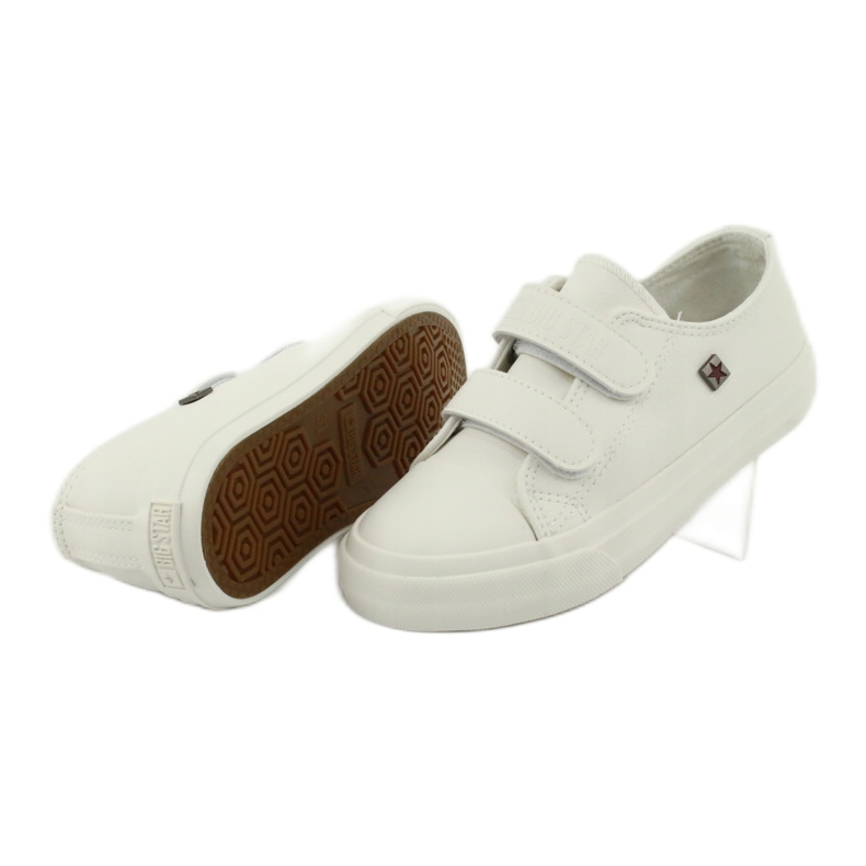 Sneaker Big Star con velcro GG374010 bianco 3
