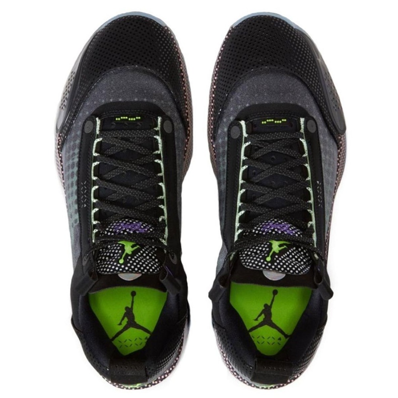 Nike Air Jordan Xxxiv Low Nere Vapor Verdi M CZ7750-003 multicolore nero 2