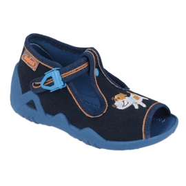 Scarpe per bambini Befado 217P105 blu navy arancia multicolore 1