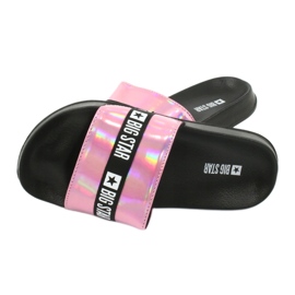 Pantofole da donna HOLO Big Star GG274A008 rosa 5