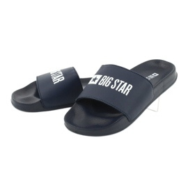 Big Star Pantofole da spiaggia GG174934 blu navy bianco 2