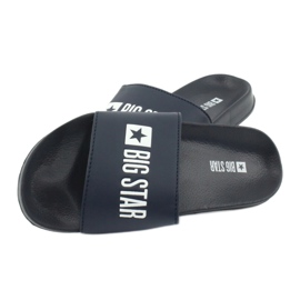 Big Star Pantofole da spiaggia GG174934 blu navy bianca 3