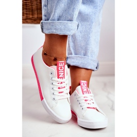 PS1 Sneakers Classiche da Donna Fucsia Ville bianca 1