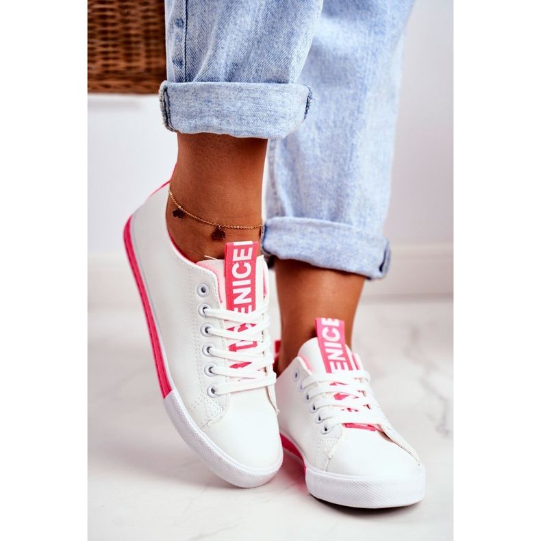 PS1 Sneakers Classiche da Donna Fucsia Ville bianca 1