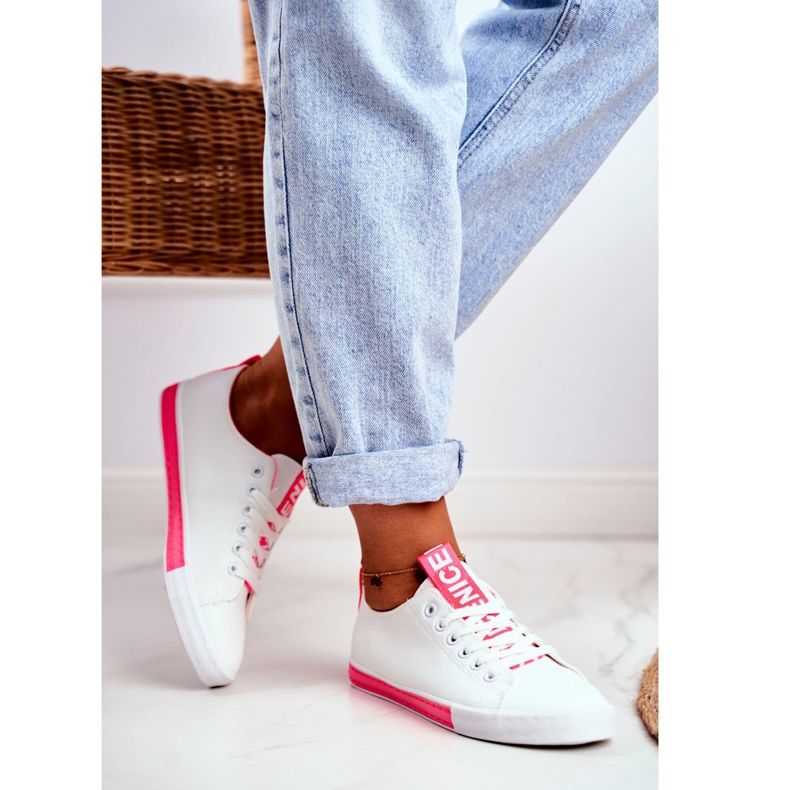 PS1 Sneakers Classiche da Donna Fucsia Ville bianco 2