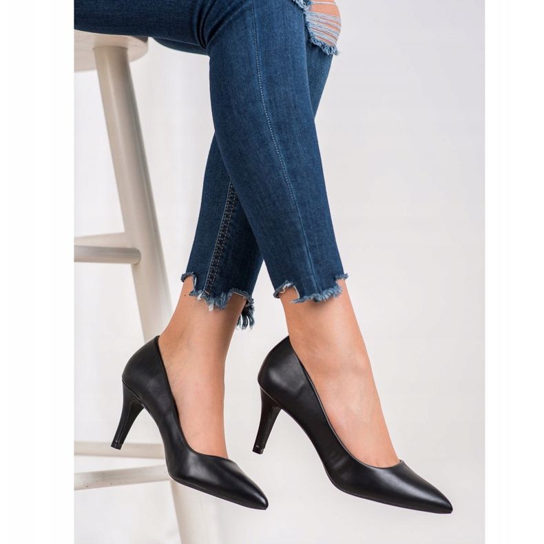Gogo Décolleté Con Ecopelle nero 1