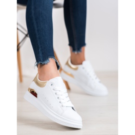 SHELOVET Scarpe sportive alla moda bianca 1