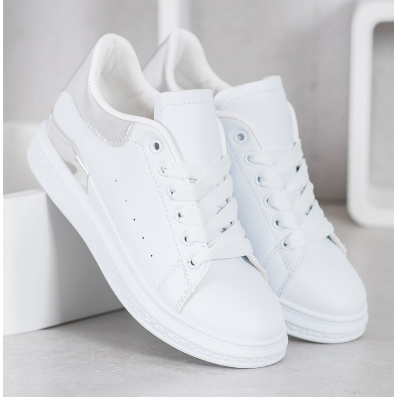 SHELOVET Scarpe sportive alla moda bianca 2