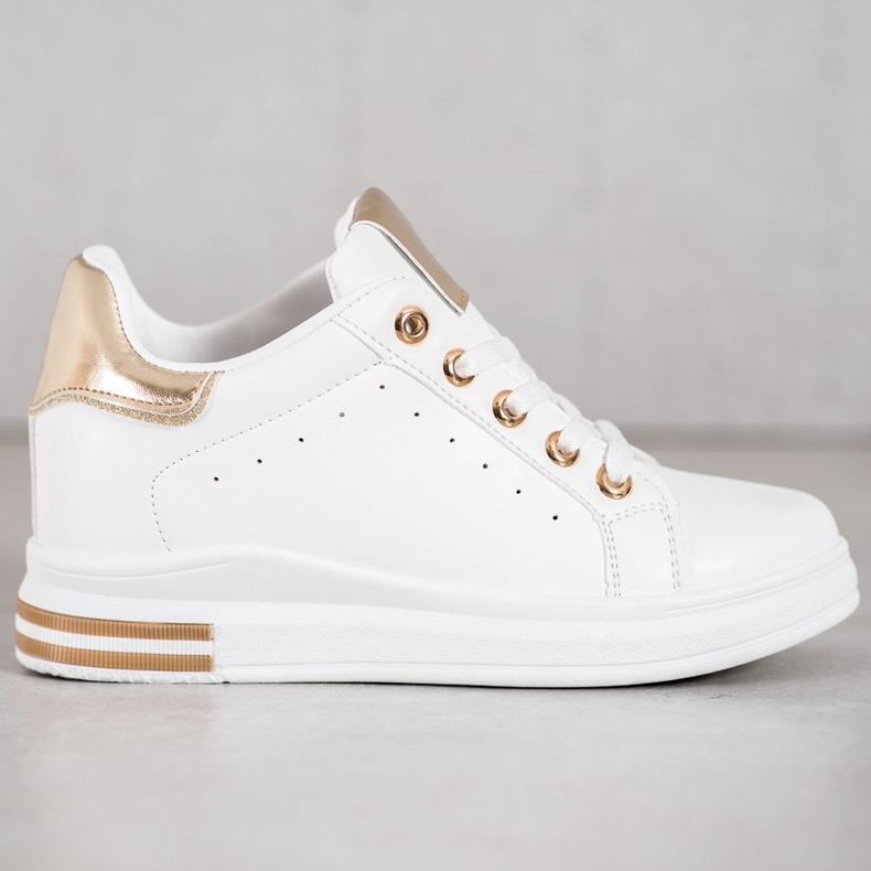 SHELOVET Scarpe da ginnastica bianche alla moda bianco 1