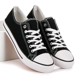SHELOVET Scarpe da ginnastica nere nero 2