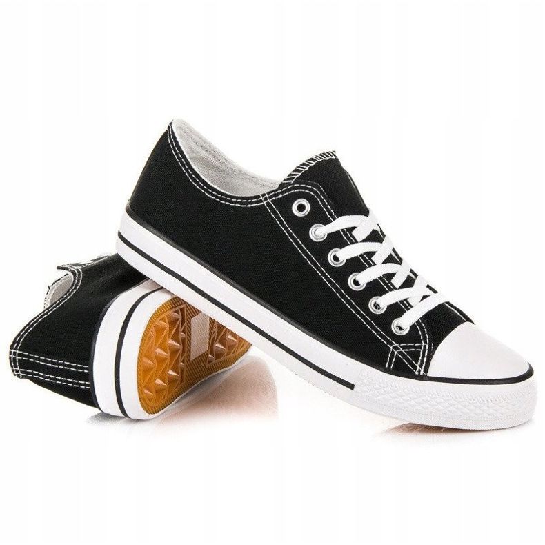 SHELOVET Scarpe da ginnastica nere nero 1