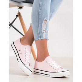 SHELOVET Scarpe da ginnastica rosa 2