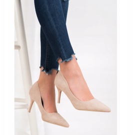 Small Swan Tacchi alti casual marrone 2