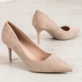 Small Swan Tacchi alti casual marrone 1
