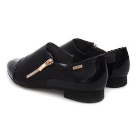 Scarpe Classiche Con Cerniera 2060B Nere nero 1