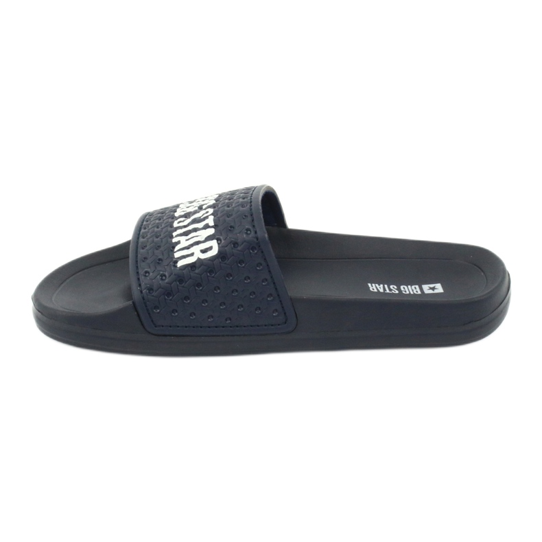 Big Star Flip di schiuma per ragazzi per la spiaggia blu navy GG374802 bianco 1