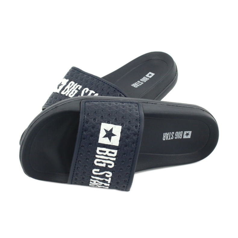 Big Star Flip di schiuma per ragazzi per la spiaggia blu navy GG374802 bianca 3