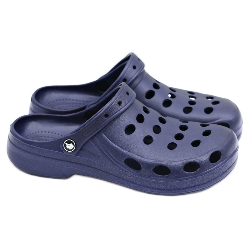 Flameshoes Sandali Pantofole da Uomo Navy Blue Crocs blu navy 1