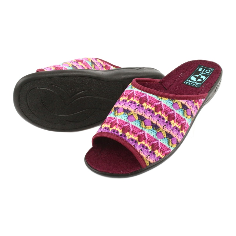 Pantofole in velluto Adanex 25604 multicolore 3