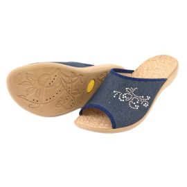 Scarpe da donna Befado pu 254D107 blu navy 4