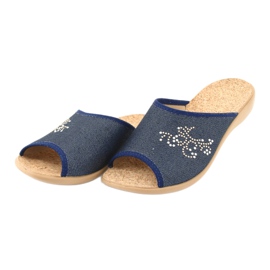 Scarpe da donna Befado pu 254D107 blu navy 3