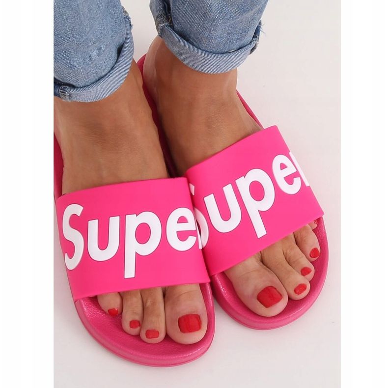 Ciabatte fucsia da donna CK110 Fucsia rosa 1