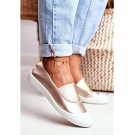 LU BOO Sneakers Slip On Slip-on Oro Sneakers Justy d'oro 1