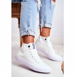 Sneakers Alte da Donna Big Star Bianche FF274A171 bianco 1