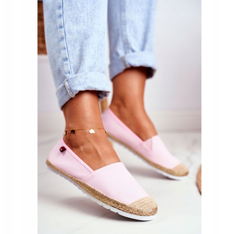Espadrillas da Donna, Suola Intrecciata Rosa Big Star DD274728 1