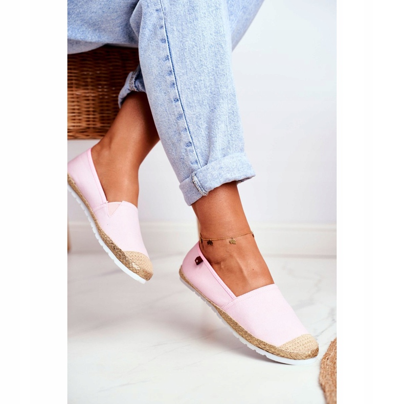 Espadrillas da Donna, Suola Intrecciata Rosa Big Star DD274728 2
