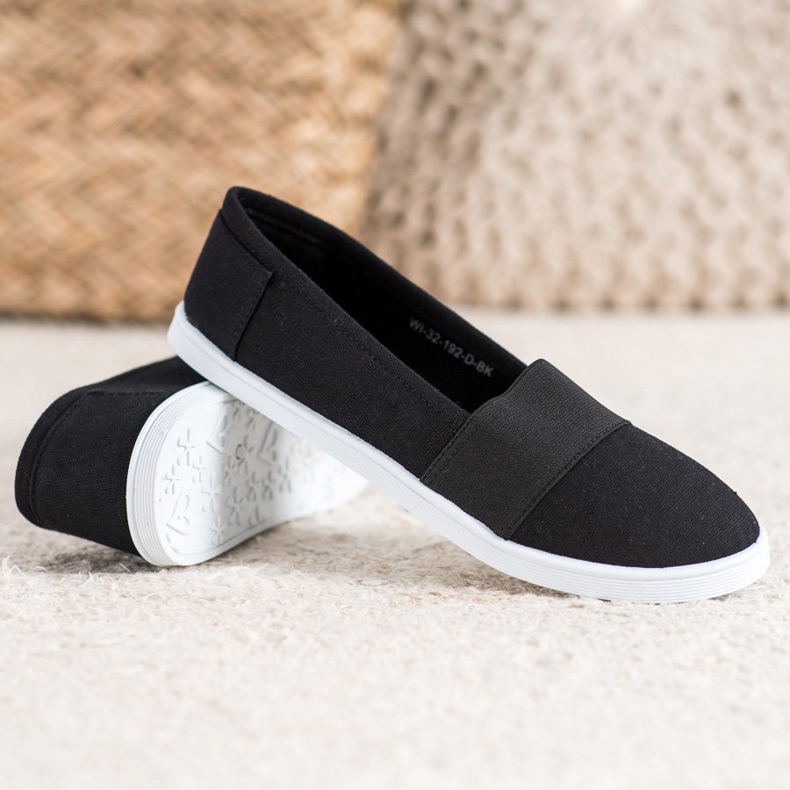 SHELOVET Sneakers slip-on nero 2