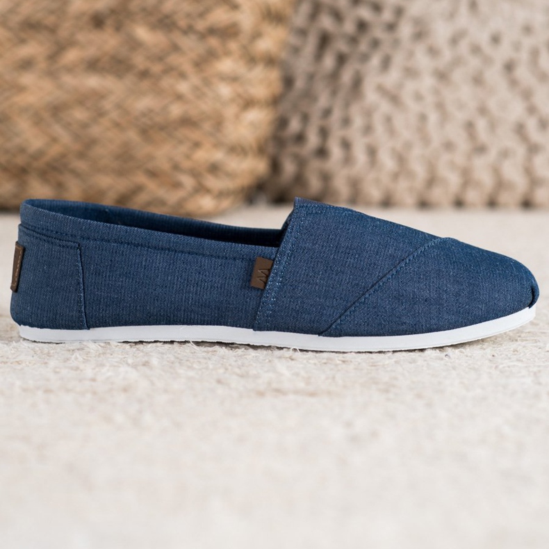 SHELOVET Sneakers slip on blu navy 1