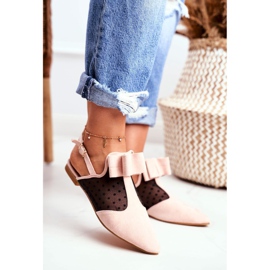 Lu Boo Ballerina Donna Fiocchi Mule Pink Domino rosa 1