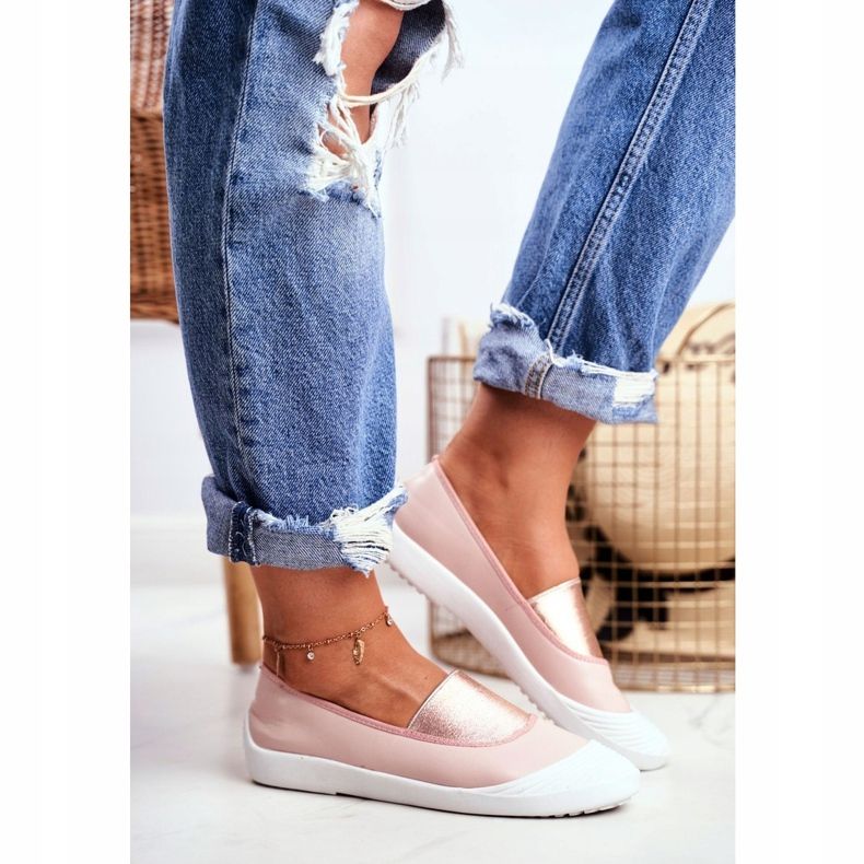 LU BOO Sneakers Slip On Sneakers Slip-on Rosa Justy 1