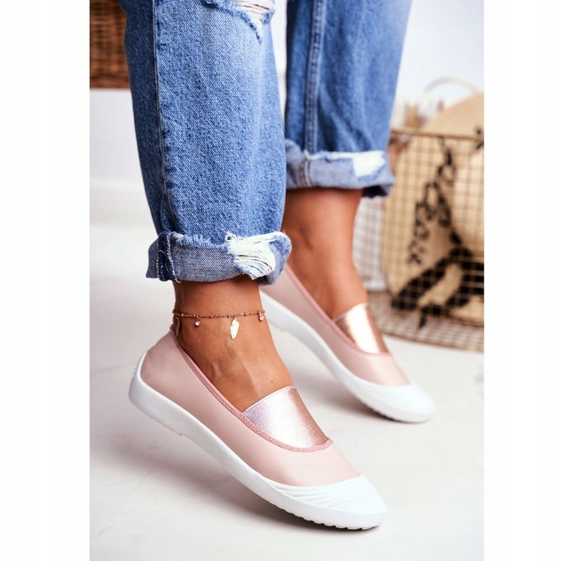 LU BOO Sneakers Slip On Sneakers Slip-on Rosa Justy 2