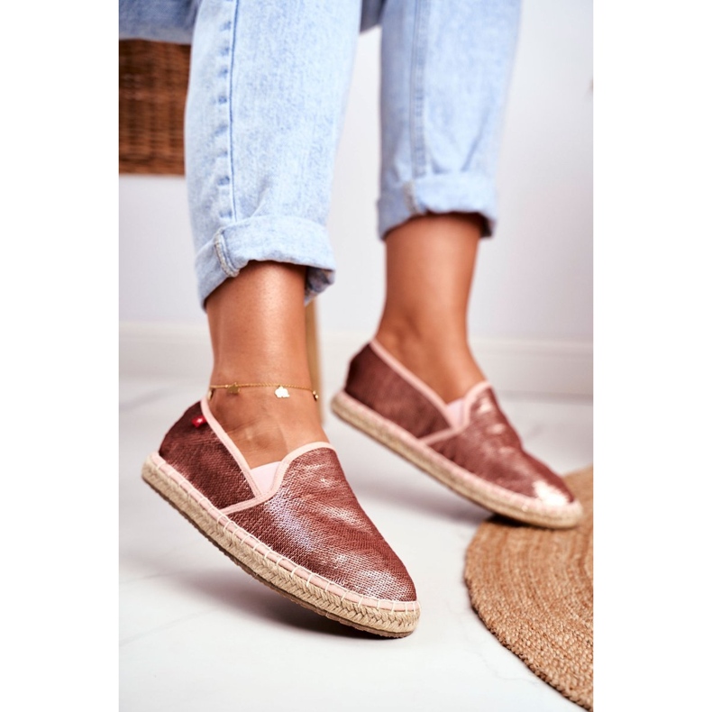 Espadrillas da Donna, Suola Intrecciata Rosa Big Star DD274A163 1