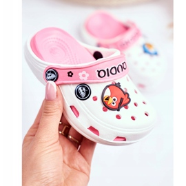 Schiuma Crooks per bambini White Birds AngryBirds bianco rosa 2