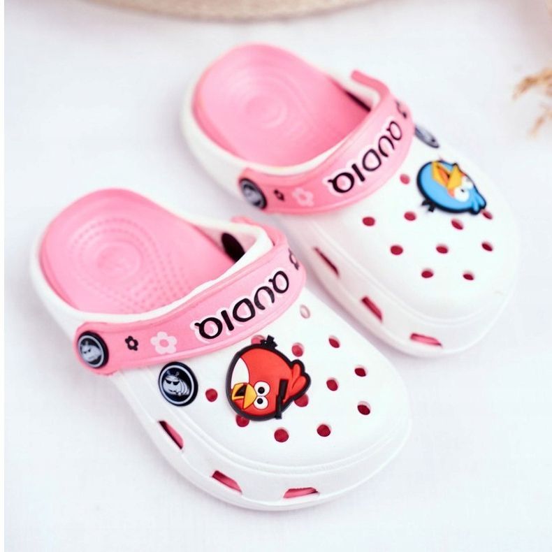 Schiuma Crooks per bambini White Birds AngryBirds bianco rosa 1