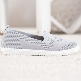 Via Giulia  Sneakers traforate grigie grigio 1